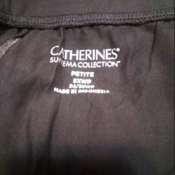 Catherines Black Suprema Pant- 4XWP or 5XWP (Petite)-NWT - Picture 3 of 4